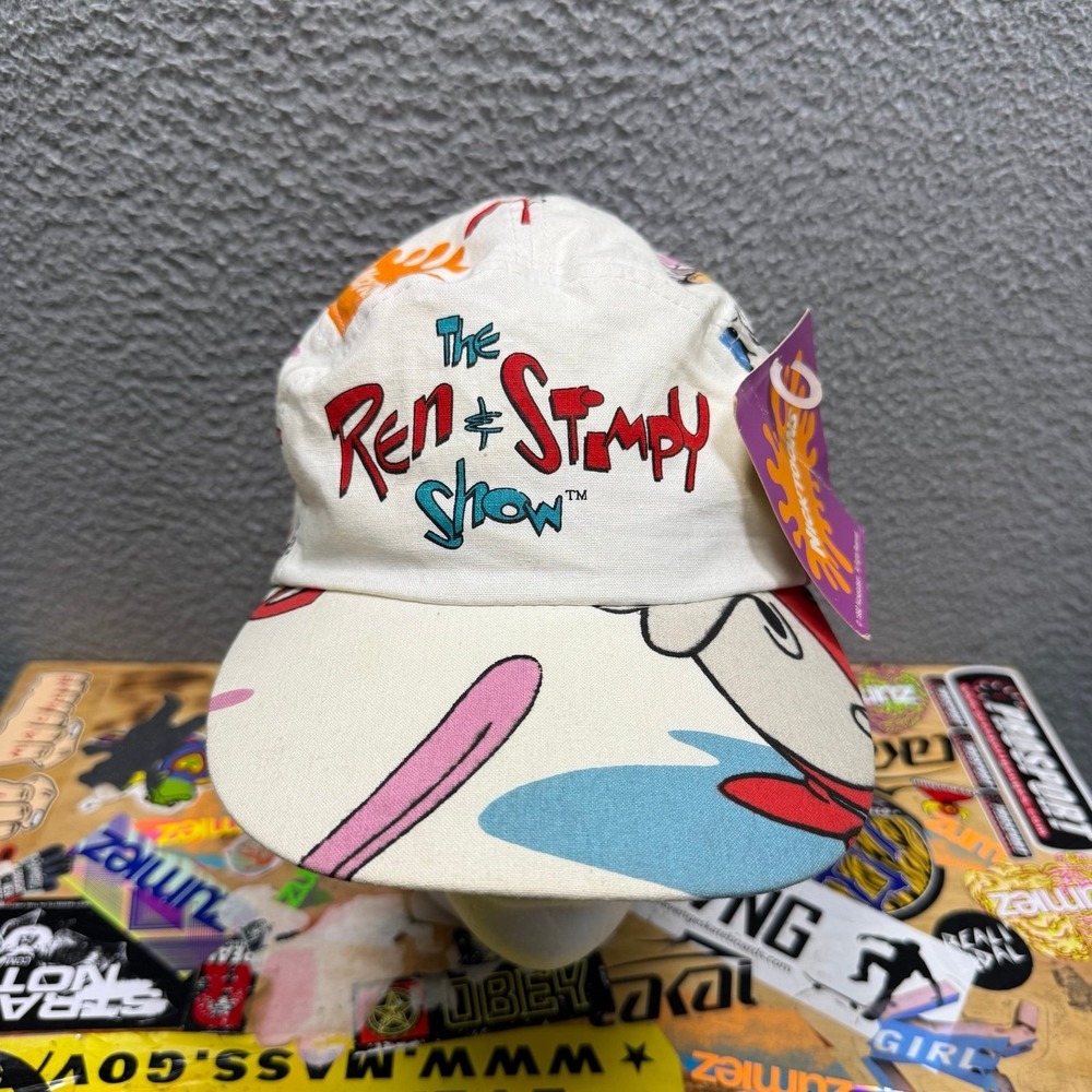 Vintage‎ 90s Nickelodeon Ren & Stimpy Show Hat